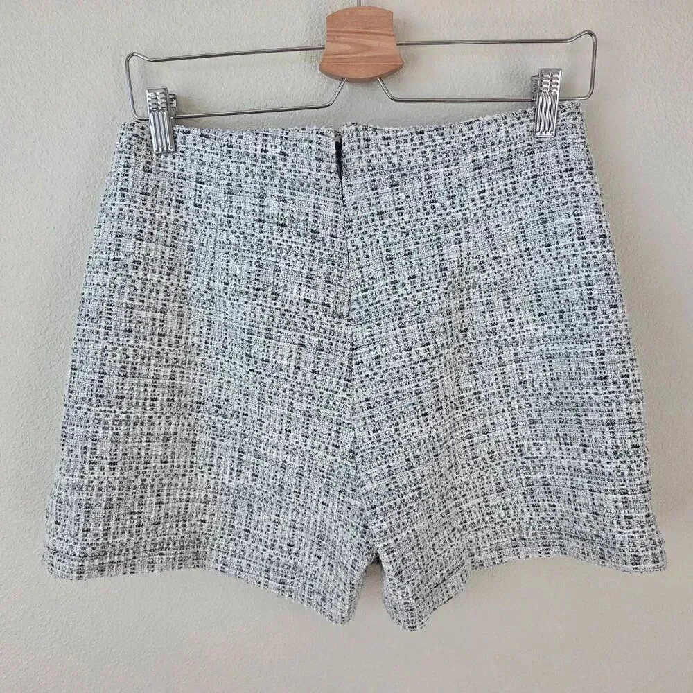 Isaac Mizrahi New York Designer Mini Skirt Skort Size S Tweed Pleated Nordstrom